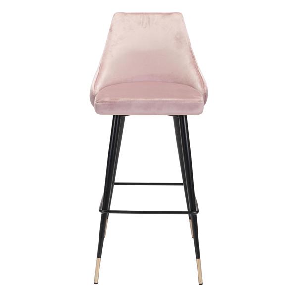 Piccolo Bar Chair Pink Velvet 