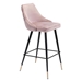 Piccolo Bar Chair Pink Velvet - ZUO4150