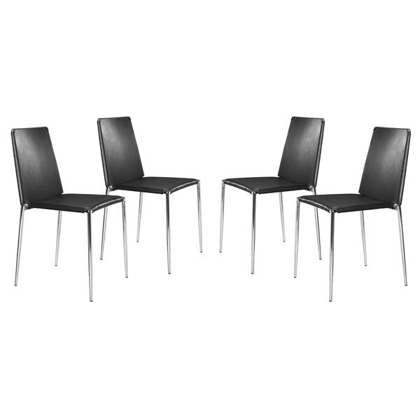 Alex Dining Chair Black - Set of 4 