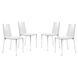 Alex Dining Chair White - Set of 4 