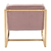 Alt Arm Chair Pink Velvet - ZUO4163