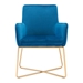 Honoria Arm Chair Dark Blue Velvet - ZUO4187
