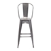 Elio Bar Chair Gunmetal - Set of 2 - ZUO4265