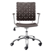 Criss Cross Office Chair Espresso - ZUO4296
