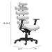 Unico Office Chair White - ZUO4298