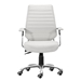 Enterprise Low Back Office Chair White - ZUO4300