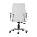 Enterprise Low Back Office Chair White - ZUO4300