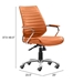 Enterprise Low Back Office Chair Terra - ZUO4302