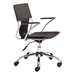Trafico Office Chair Espresso - ZUO4305
