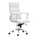 Engineer High Back Office Chair White - ZUO4315
