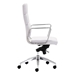Engineer High Back Office Chair White - ZUO4315