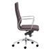 Engineer High Back Office Chair Espresso - ZUO4316