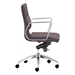 Engineer Low Back Office Chair Espresso - ZUO4319