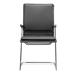 Lider Plus Conference Chair Black - Set of 2 - ZUO4322