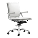 Lider Plus Office Chair White - ZUO4325