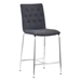 Uppsala Counter Chair Graphite - Set of 2 - ZUO4355