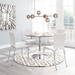 Criss Cross Dining Chair White - Set of 4 - ZUO4361