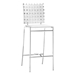 Criss Cross Counter Chair White - Set of 2 - ZUO4364
