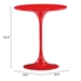 Wilco Side Table Red - ZUO4373