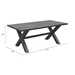 Bodega Dining Table Ind. Gray & Brown - ZUO4464