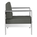 Cosmopolitan Arm Chair Cushion Dark Gray - ZUO4481