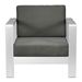 Cosmopolitan Arm Chair Cushion Dark Gray - ZUO4481