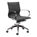 Kano Office Chair Gray Velvet - ZUO4588