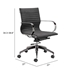 Kano Office Chair Gray Velvet - ZUO4588