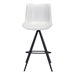 Aki Bar Chair White & Black - Set of 2 - ZUO4607