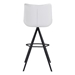Aki Bar Chair White & Black - Set of 2 - ZUO4607