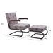 Father Lounge Chair Vintage White - ZUO4678
