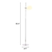 Astro Frosted Glass Floor Lamp - ZUO4811