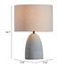 Vigor Beige and Gray Table Lamp - ZUO4838