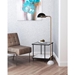 Irving Black and White Floor Lamp - ZUO4860