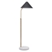 Pike Black and White Floor Lamp - ZUO4864