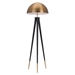 Mascot Brass and Black Floor Lamp - ZUO4871