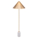 Bianca Gold and White Floor Lamp - ZUO4884