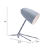 Jamison Matte Gray Table Lamp - ZUO4905