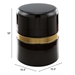 Density Black and Gold Side Table - ZUO4922