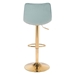 Prima Light Green and Gold Bar Chair - ZUO4924
