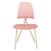 Chloe Pink and Gold Dining Chair - Set of Two - ZUO4933