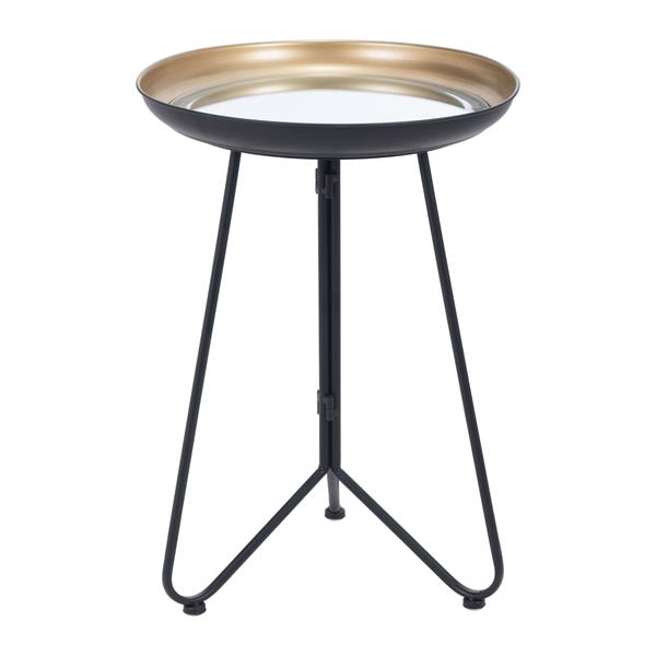 Foley Gold and Black Accent Table 
