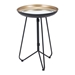 Foley Gold and Black Accent Table - ZUO4959