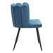 Adele Blue Dining Chair - Set of Two - ZUO4982