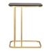 Alma Black Gold C-Side Marble Table - ZUO4986
