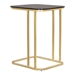 Alma Black Gold C-Side Marble Table - ZUO4986