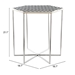 Forma Black and White Side Table - ZUO4991