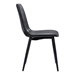 Dolce Vintage Black Dining Chair - Set of Two - ZUO4993