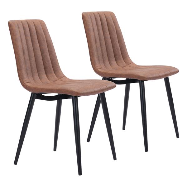Dolce Vintage Brown Dining Chair - Set of Two 
