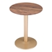 Alto Brown and Gold Bistro Table - ZUO5010